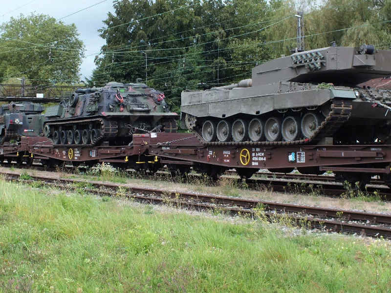 Transporte de tanques por ferrocarril